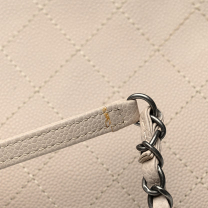 Chanel Grained Vegetal Calfskin Urban Shopping Tote Light Beige 11 of 14