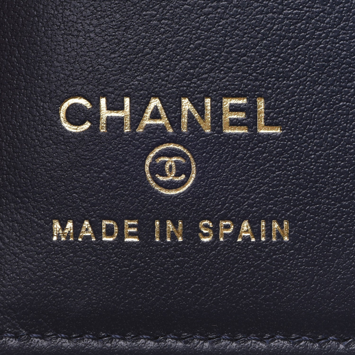 Chanel Caviar Quilted Passport Holder Navy Blue 6 of 8