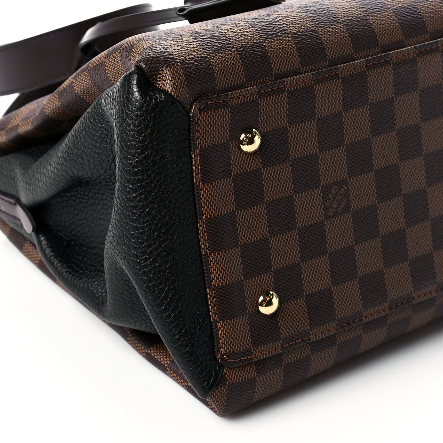 Cuir Taurillon Damier Ebene Normandy Black