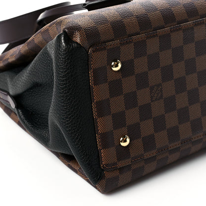 Louis Vuitton Cuir Taurillon Damier Ebene Normandy Black 8 of 9