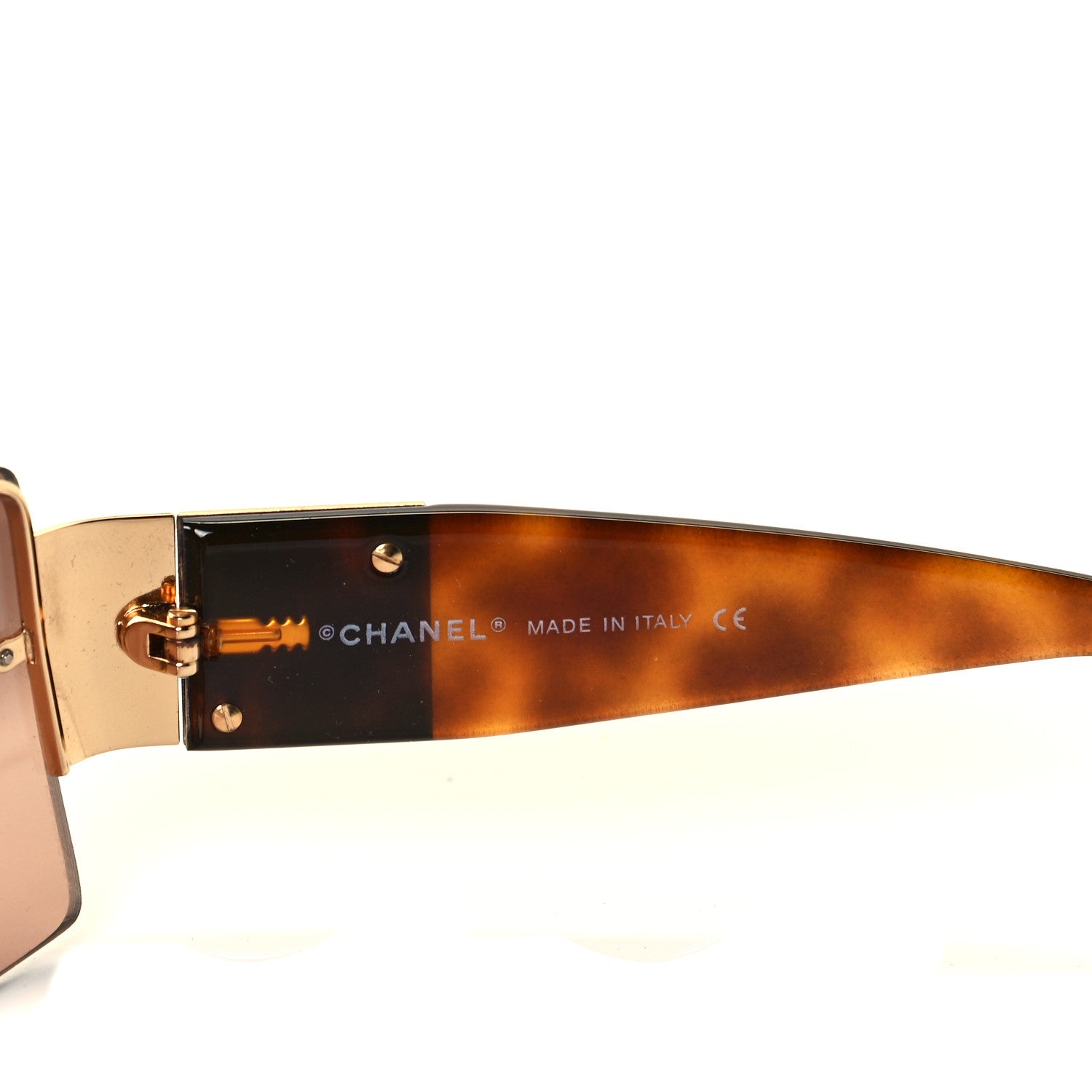 Chanel Tortoise Crystal CC Logo Sunglasses 4095-B 4 of 7