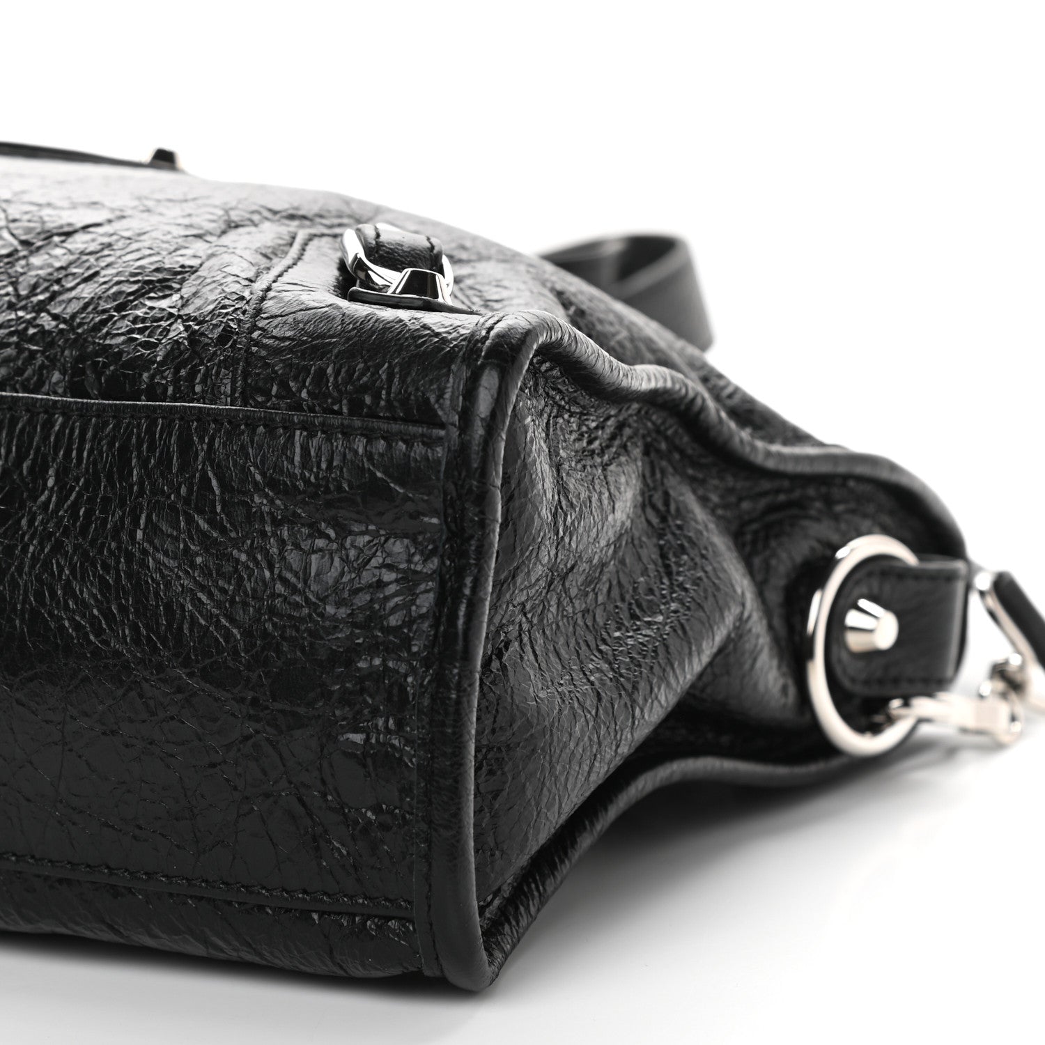 Balenciaga Agneau Classic Silver Hardware S City Black 8 of 8