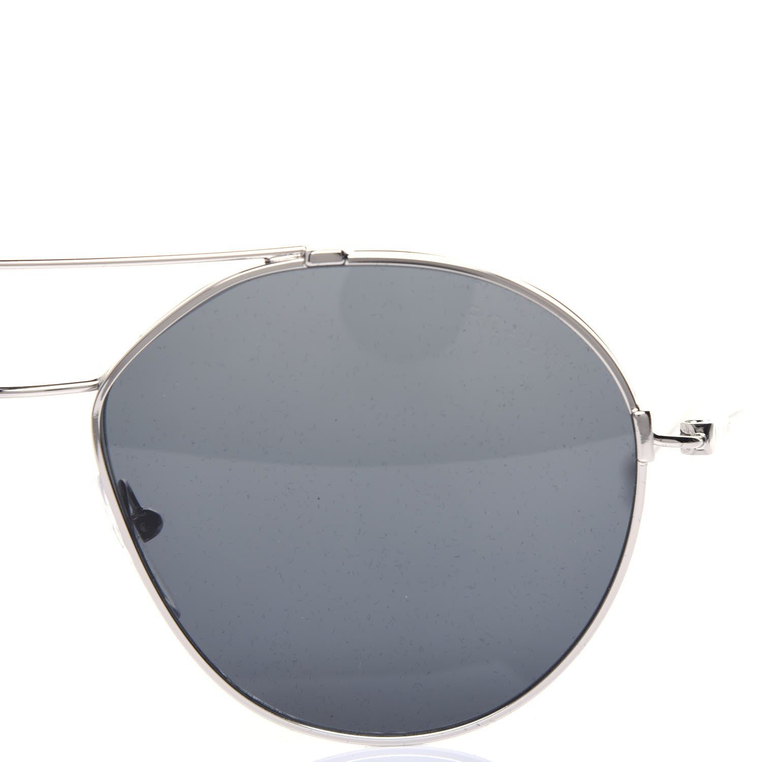 Prada Round Sunglasses SPR 56N Silver 7 of 8