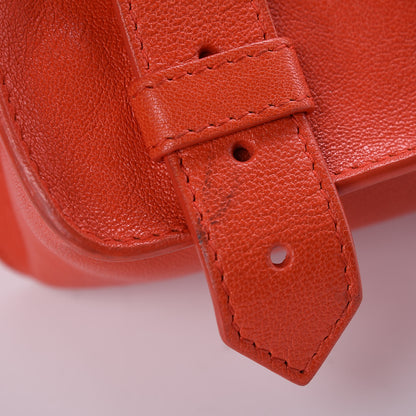 Proenza Schouler Lambskin PS1 Mini Pouch Messenger Bag Deep Coral 11 of 12