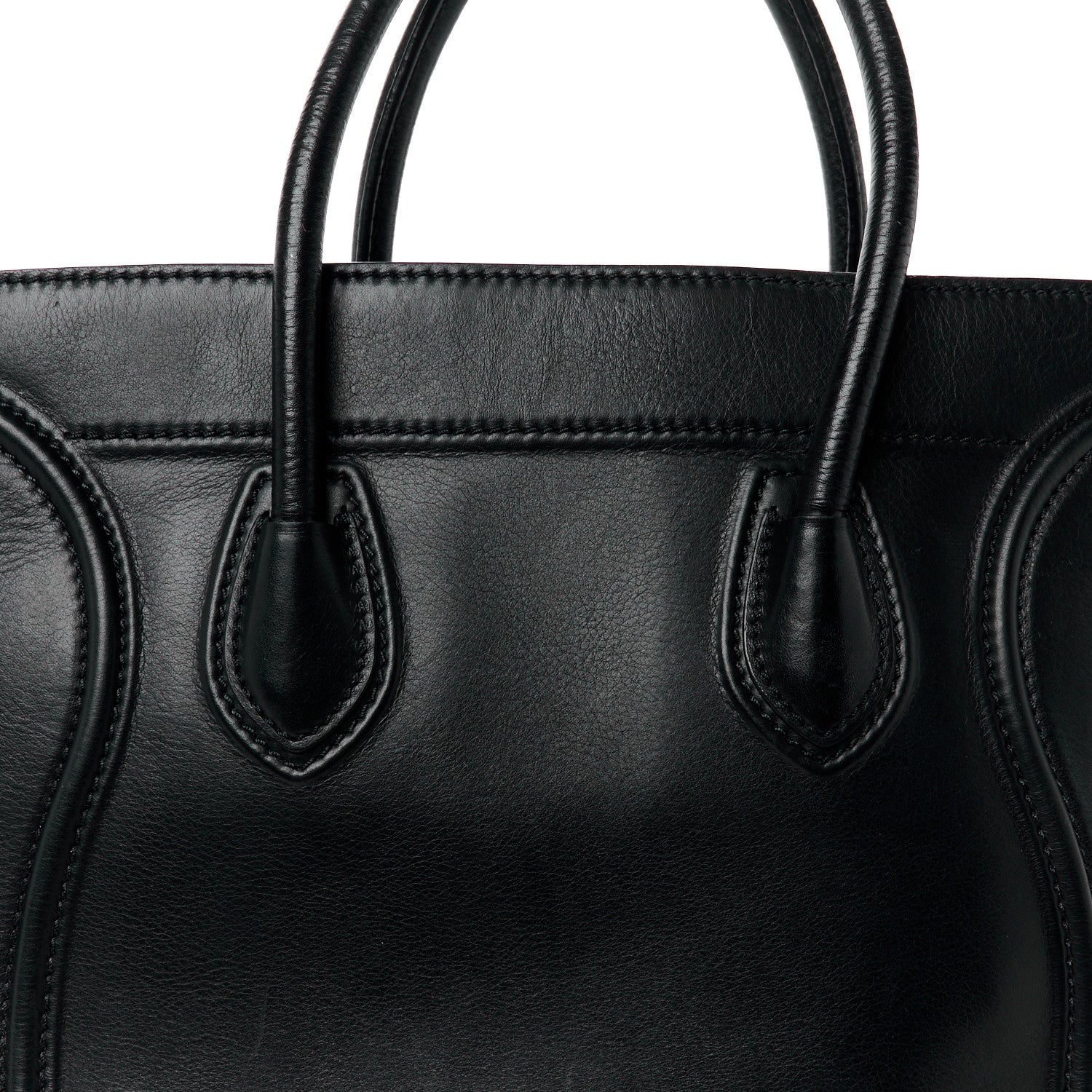Celine Smooth Calfskin Medium Phantom Luggage Black 17 of 20