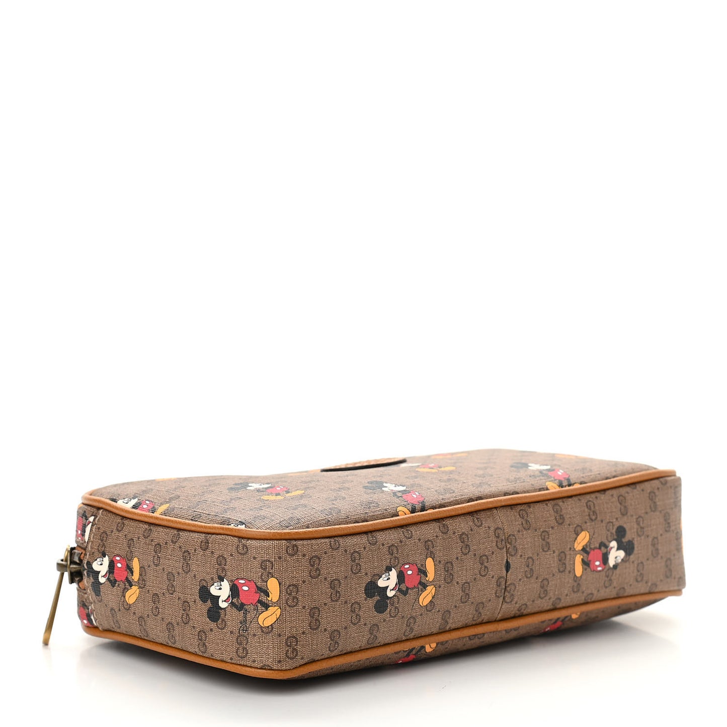 X DISNEY Mini Vintage GG Supreme Monogram Mickey Mouse Small Belt Bag Beige Vintage Sun Oil