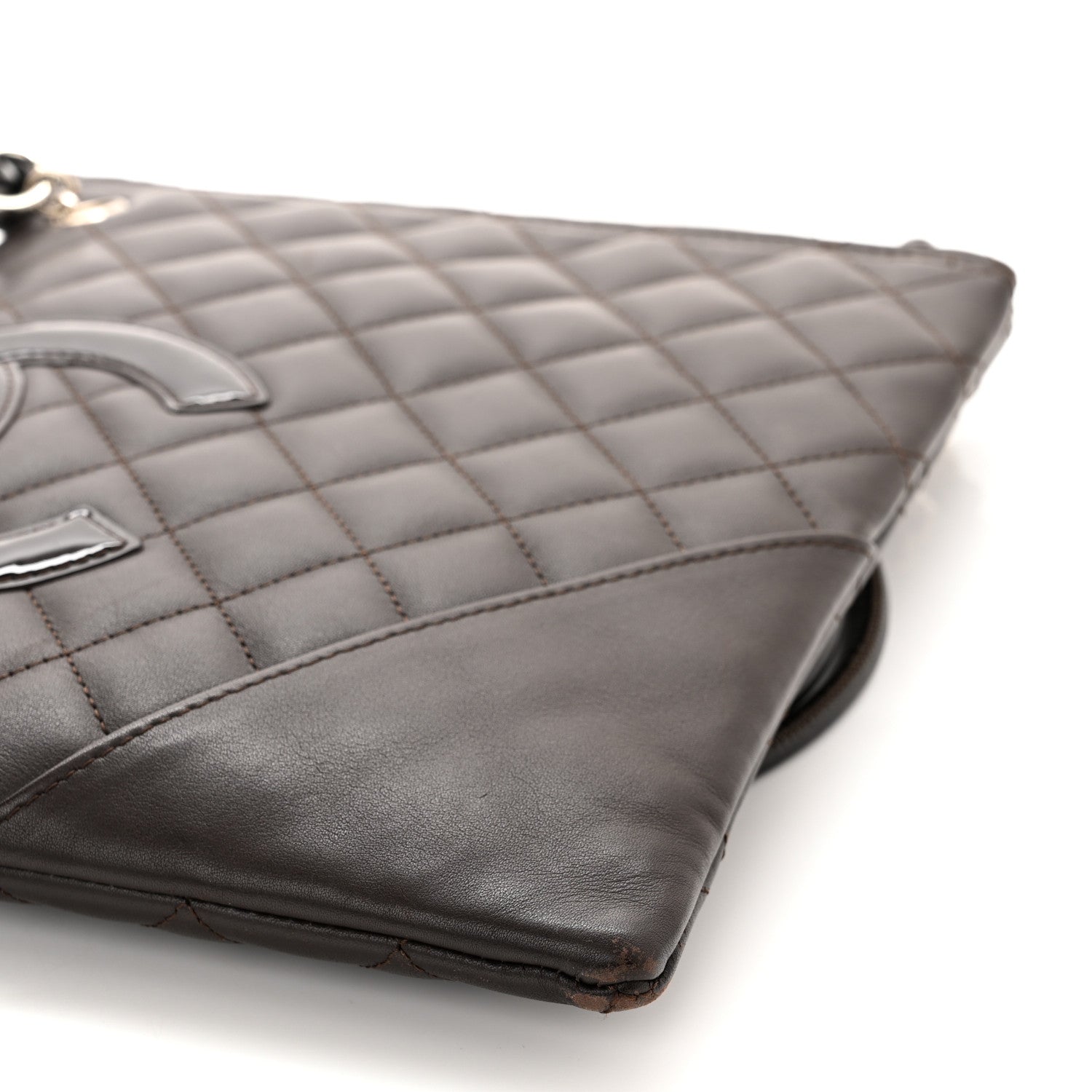 Chanel Calfskin Cambon Flat Messenger Brown 9 of 12