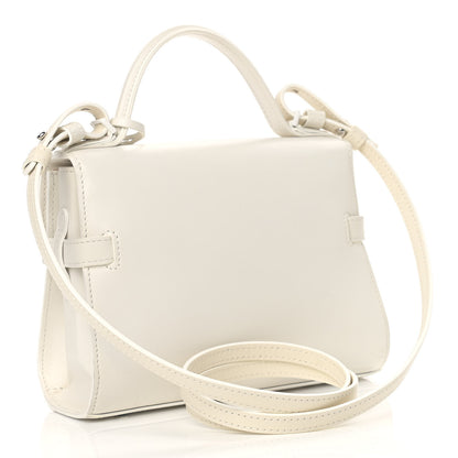 Delvaux Smooth Calfskin Mini Tempete Satchel Ivory 2 of 8