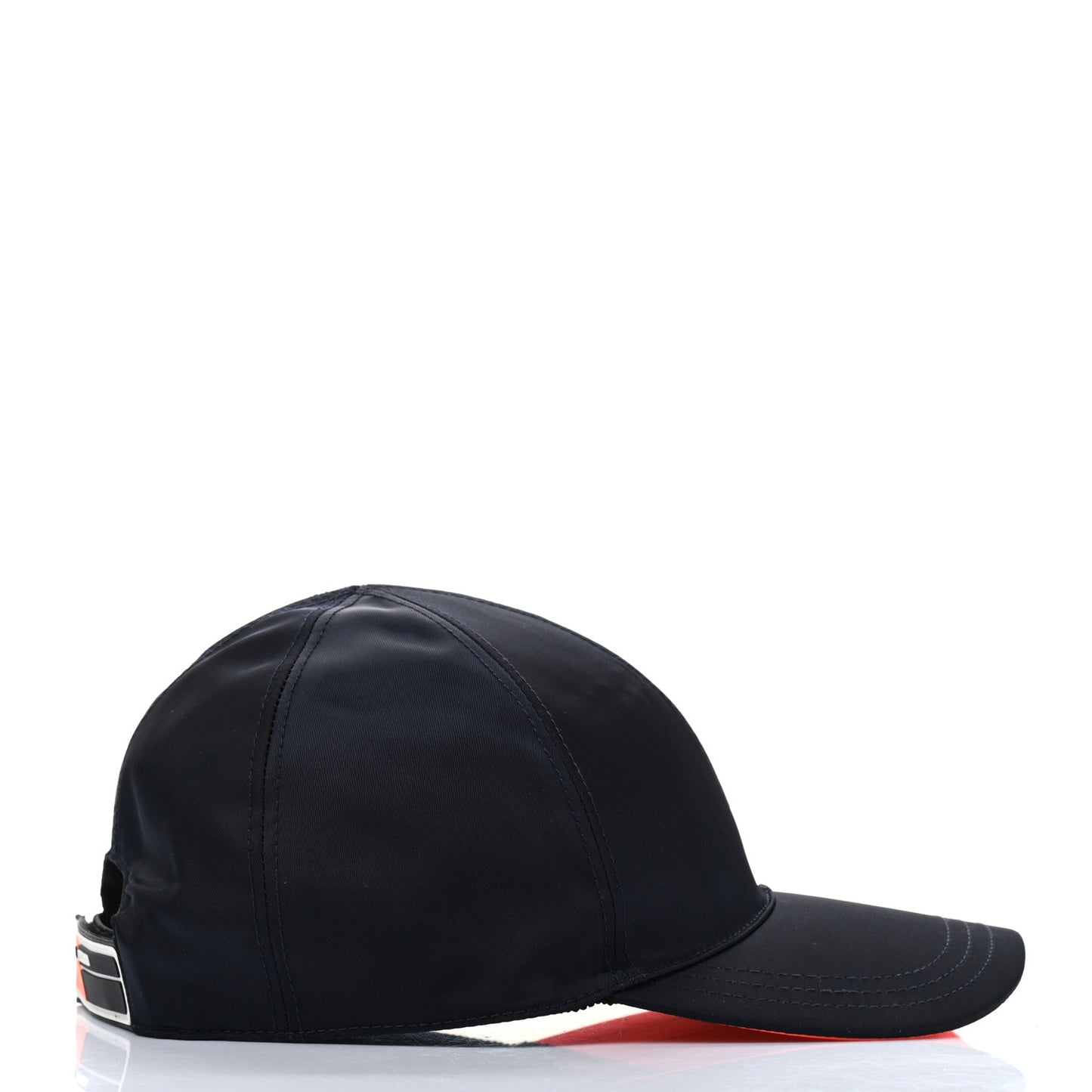 Tessuto Nylon Baseball Cap L Blue Arancio