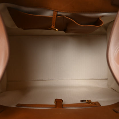 The Row Polished Saddle Calfskin Soft Margaux 15 Cuir 5 of 10