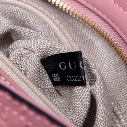 Gucci Microguccissima Small Bree Tote Soft Pink 8 of 12