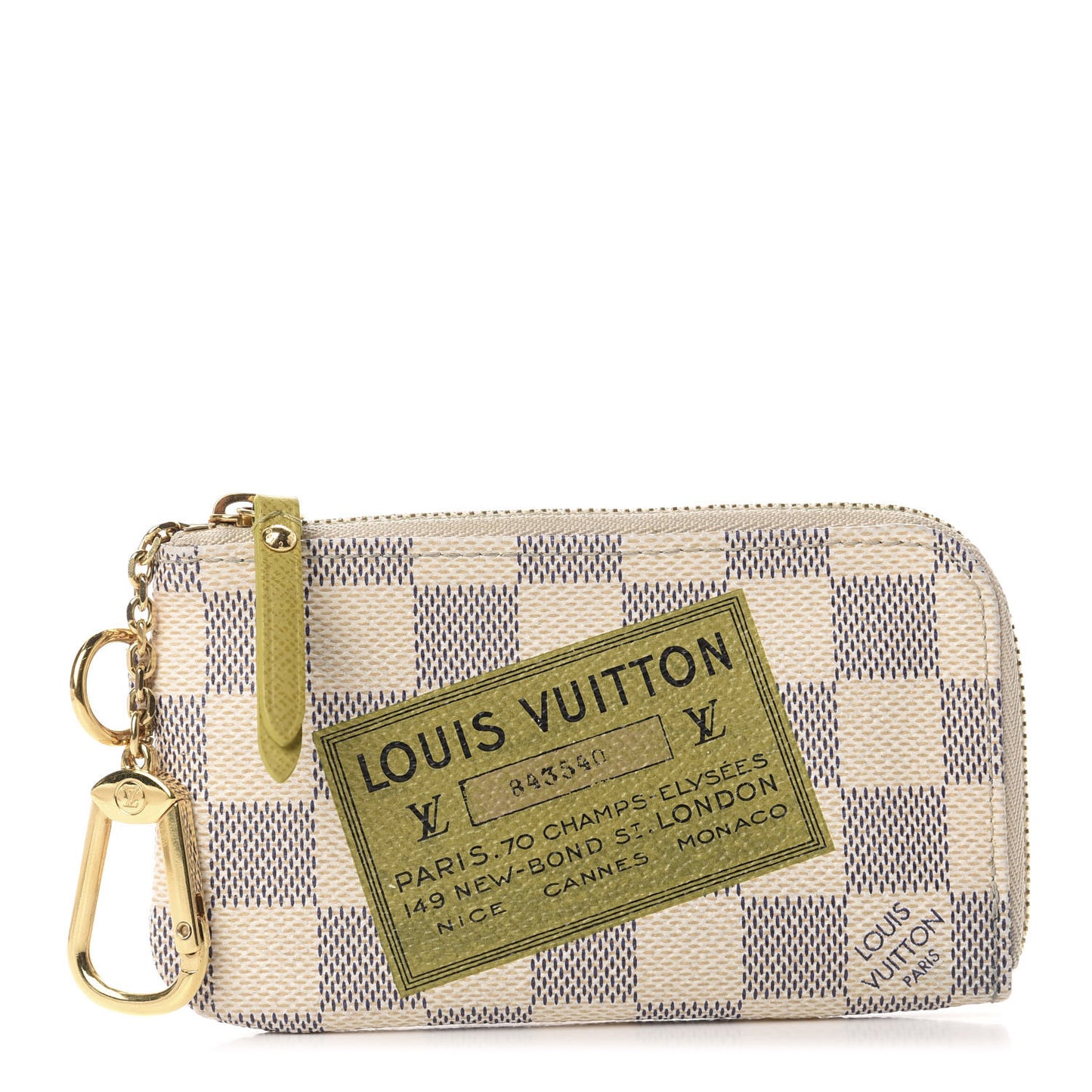Damier Azur Complice Trunks and Bags Key Pouch