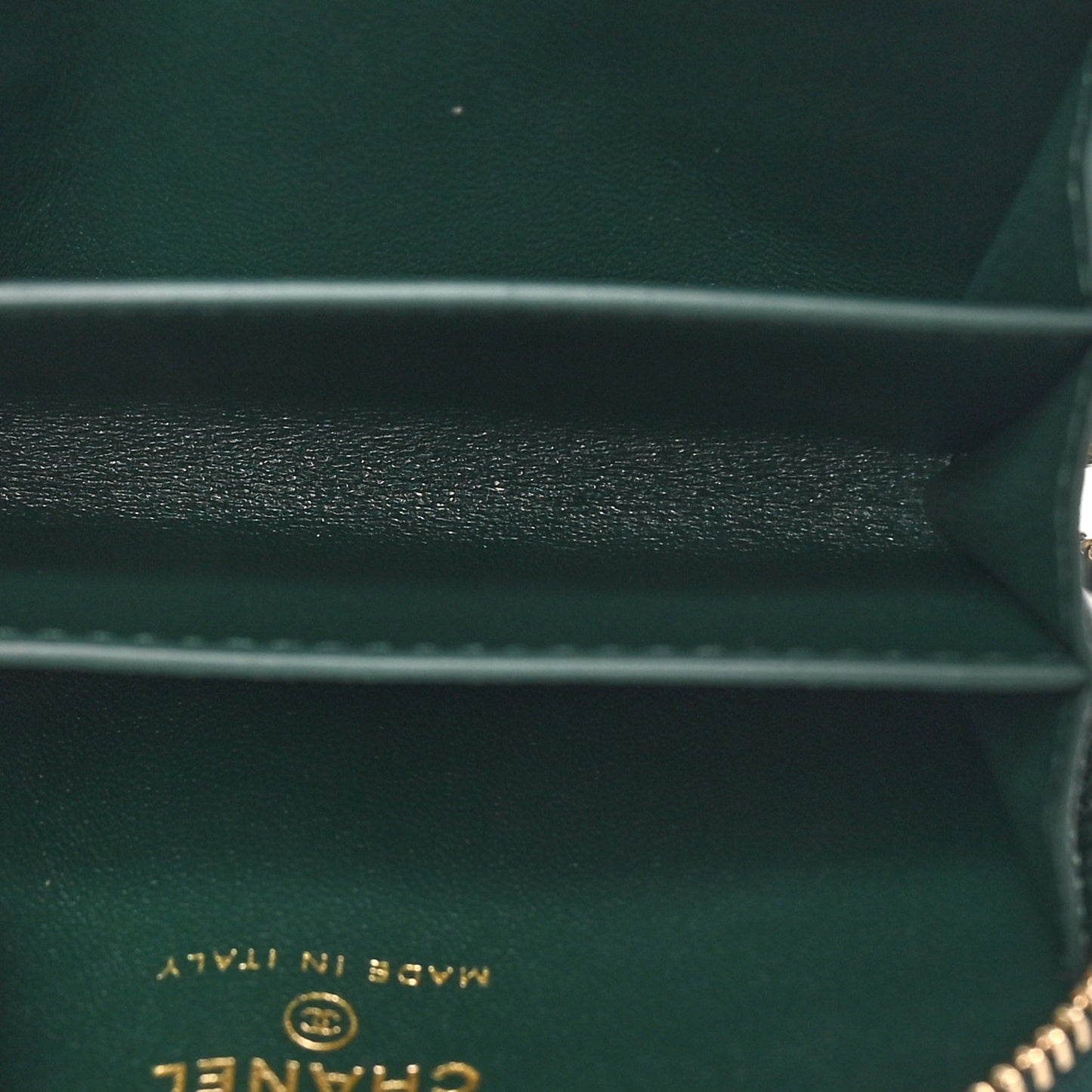 Calfskin Crocodile Embossed Crococo Zip Coin Purse Emerald