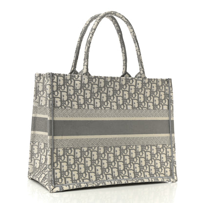 Christian Dior Oblique Medium Book Tote Grey 3 of 10