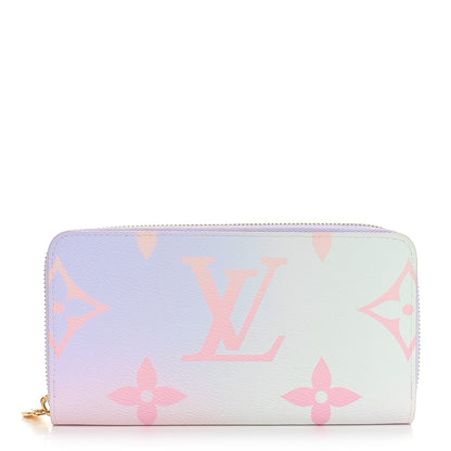 Louis Vuitton Monogram Giant Spring In The City Zippy Wallet Sunrise Pastel 1 of 7