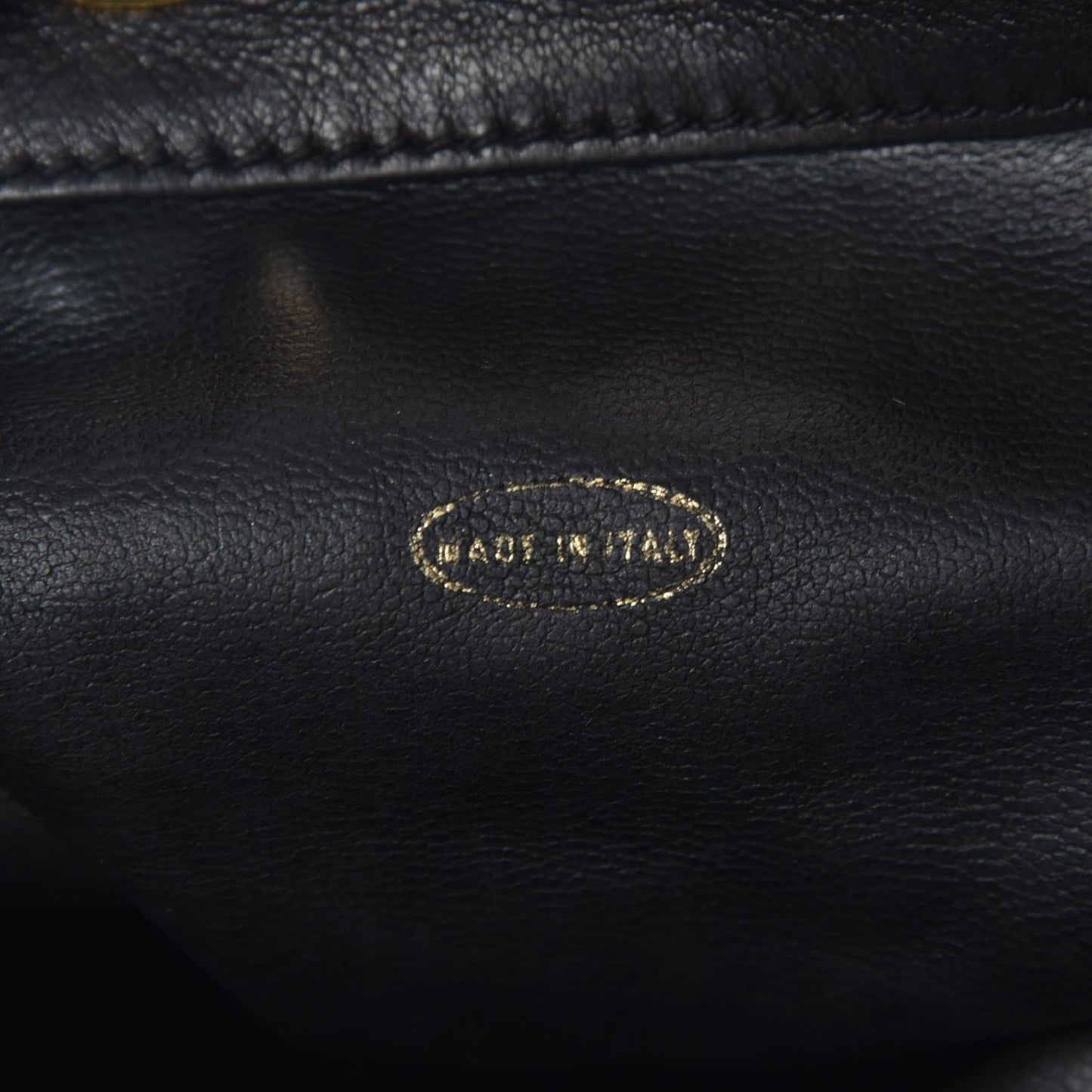 Velvet CC Drawstring Bucket Bag Black