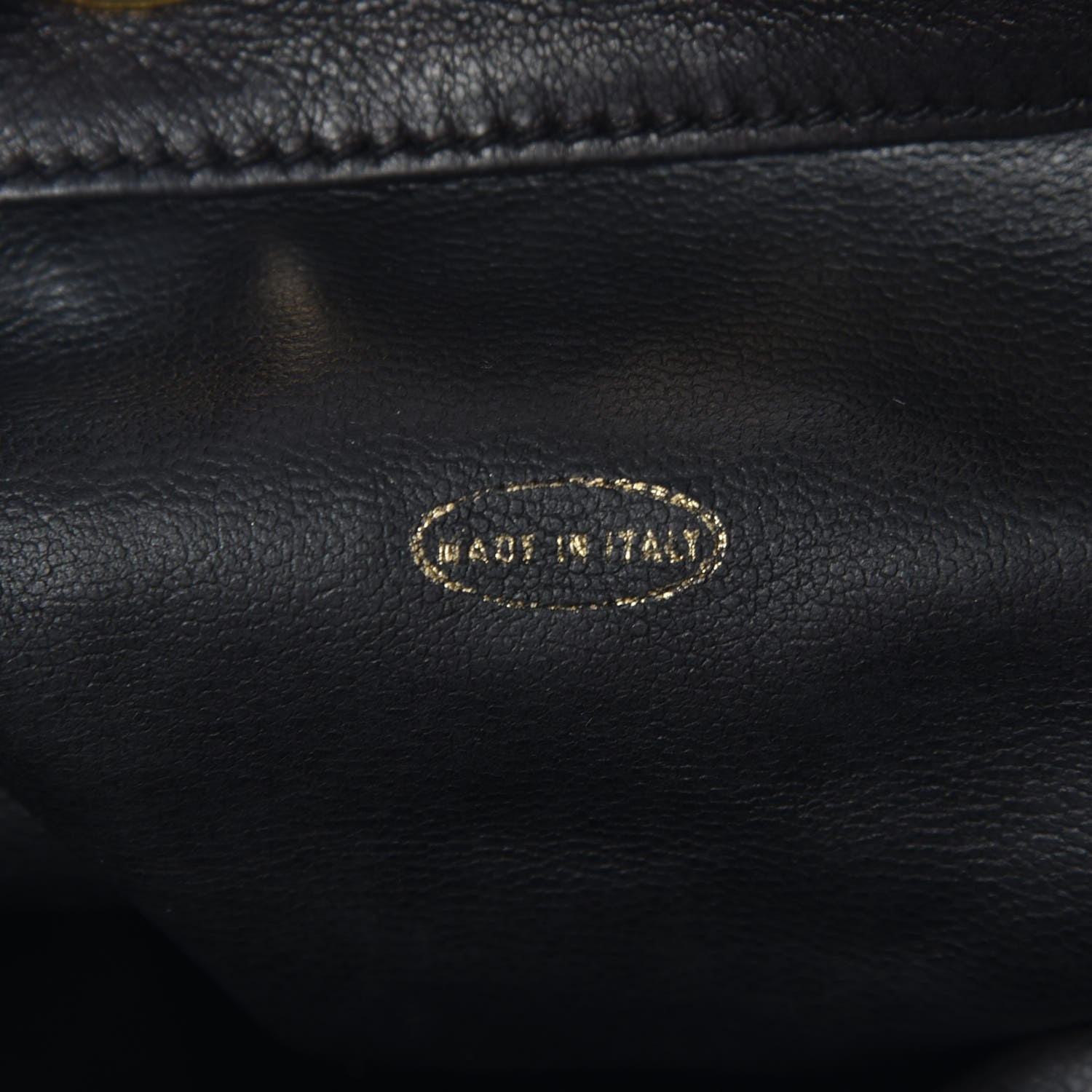 Chanel Velvet CC Drawstring Bucket Bag Black 8 of 9