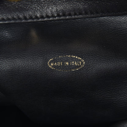 Chanel Velvet CC Drawstring Bucket Bag Black 8 of 9
