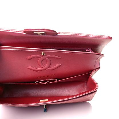 Chanel Iridescent Caviar Quilted Medium Double Flap Pink 4 of 10