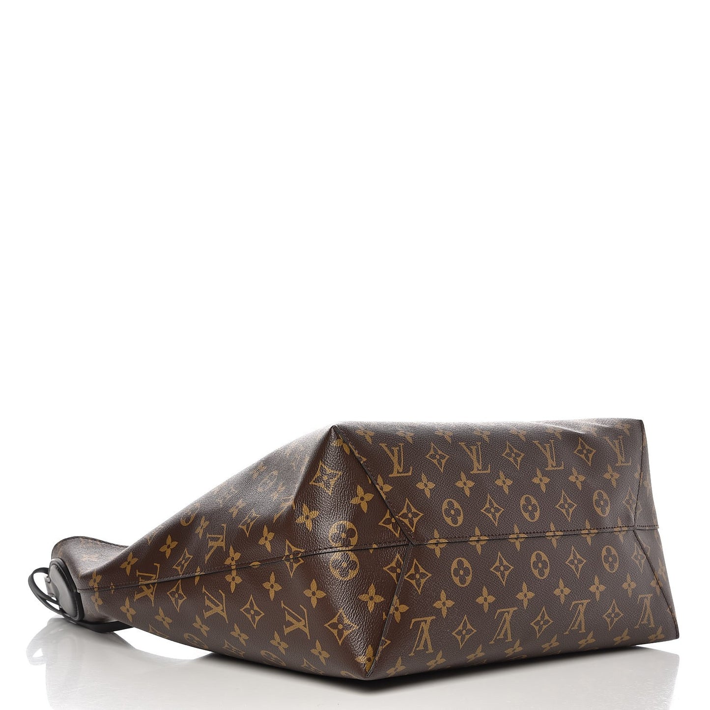 Monogram Flower Hobo Black