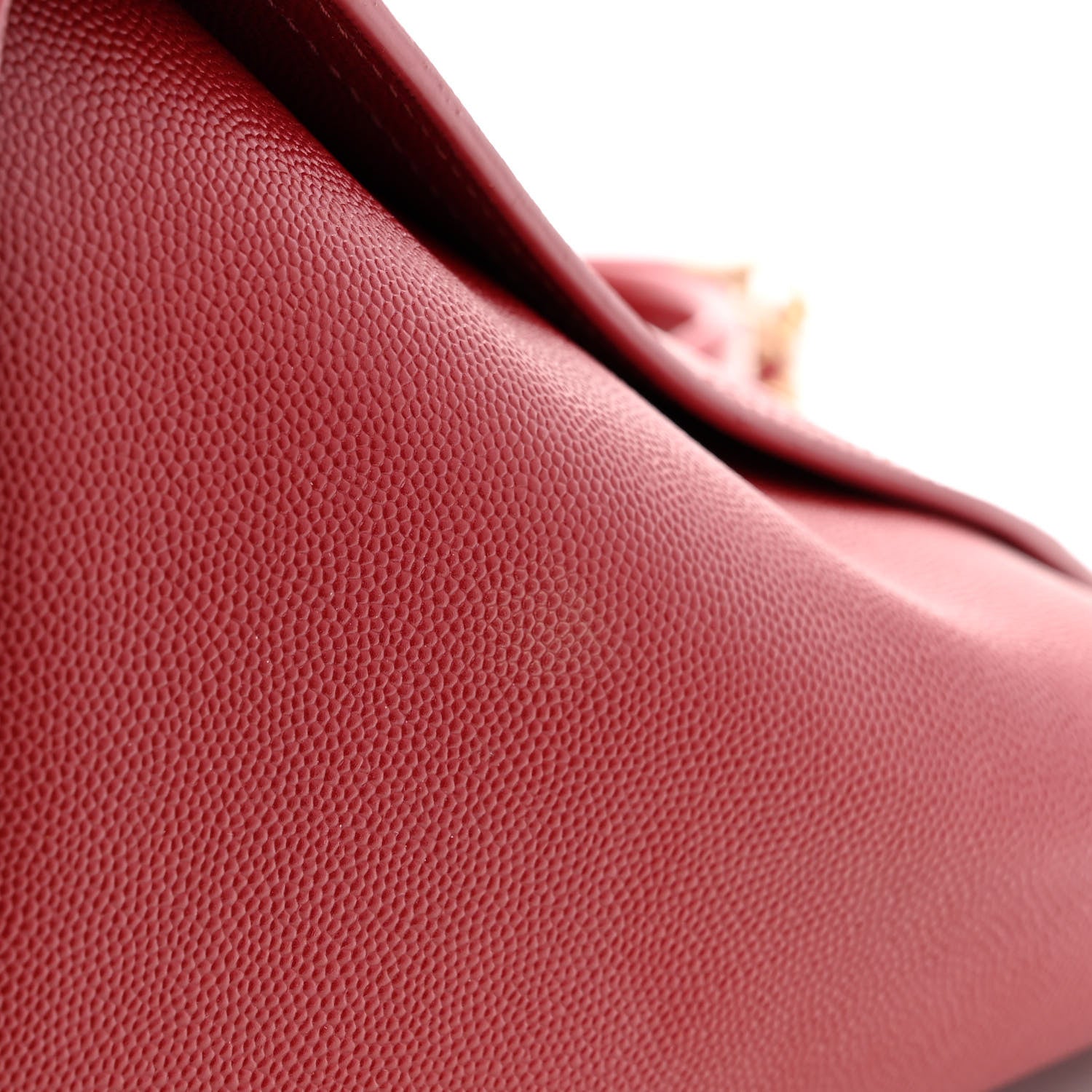 Chanel Caviar Small Studded Deauville Tote Red 12 of 12
