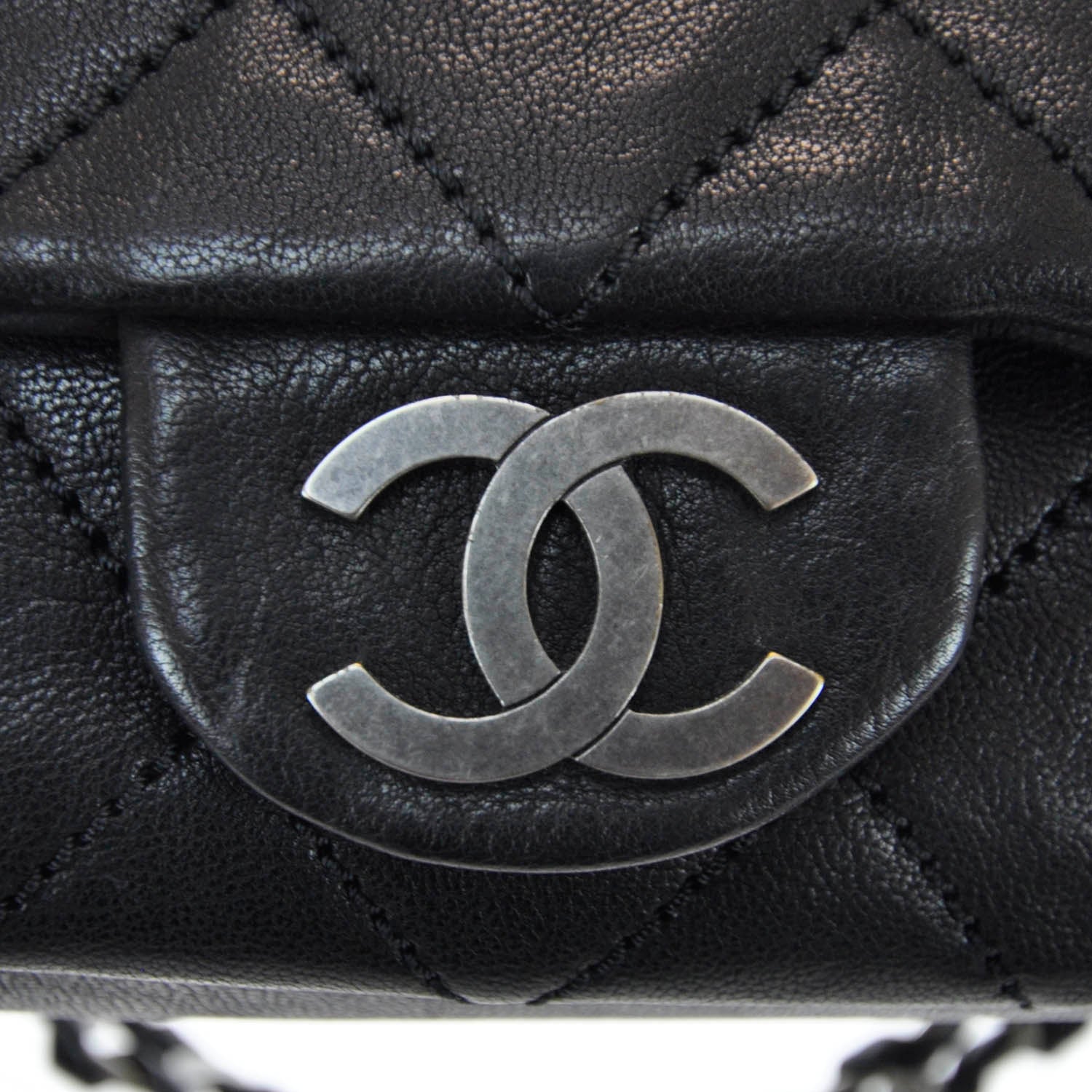 Chanel Leather Modern Chain Flap Black 5 of 8