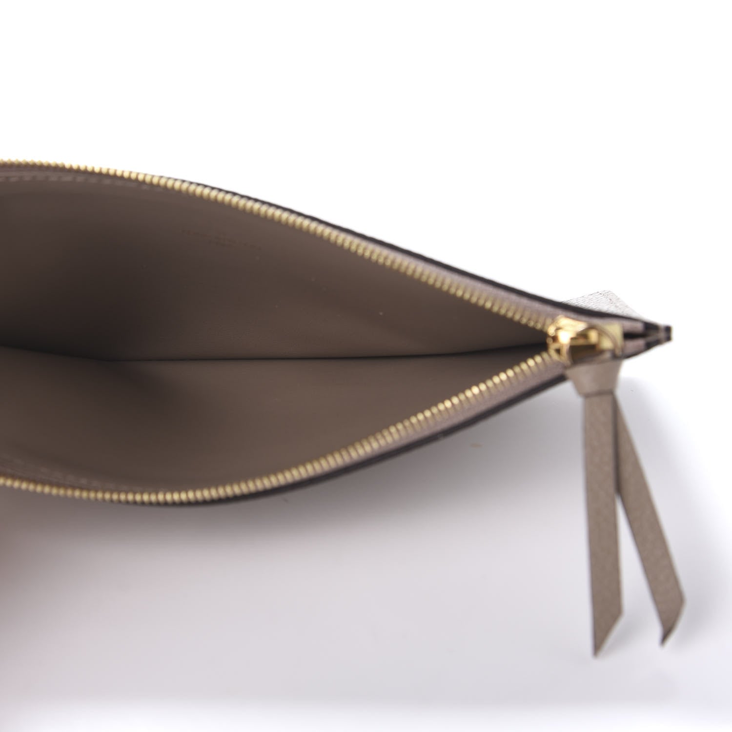 Louis Vuitton Empreinte Monogram Giant Pochette Felicie Zippered Insert Tourterelle Creme 5 of 9