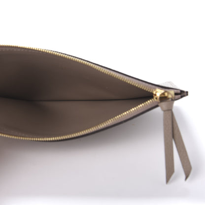 Louis Vuitton Empreinte Monogram Giant Pochette Felicie Zippered Insert Tourterelle Creme 5 of 9