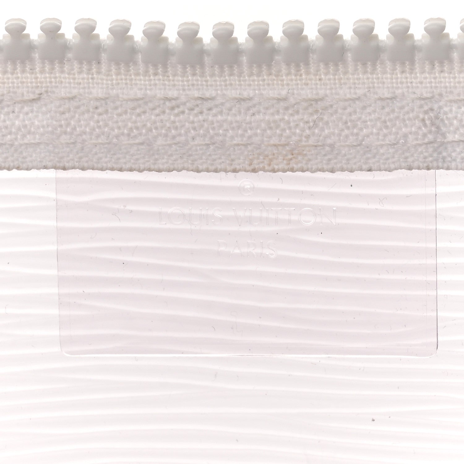 Louis Vuitton PVC Epi Embossed Wavy Keepall Bandouliere 50 White 5 of 13