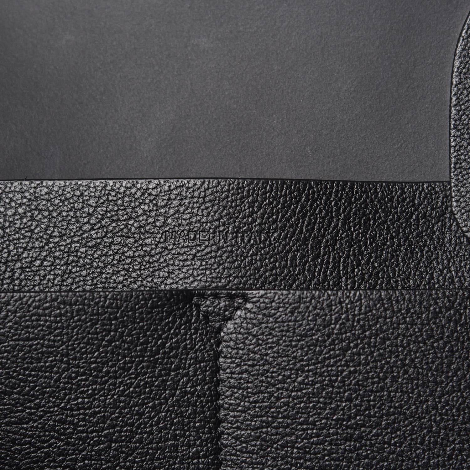 Christian Dior Supple Grained Calfskin Large Open Bar Tote Black 8 of 10