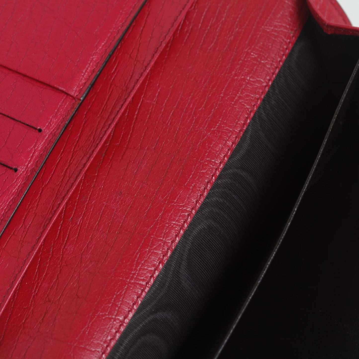 GG Plus Monogram Ladies GG Continental Wallet Red