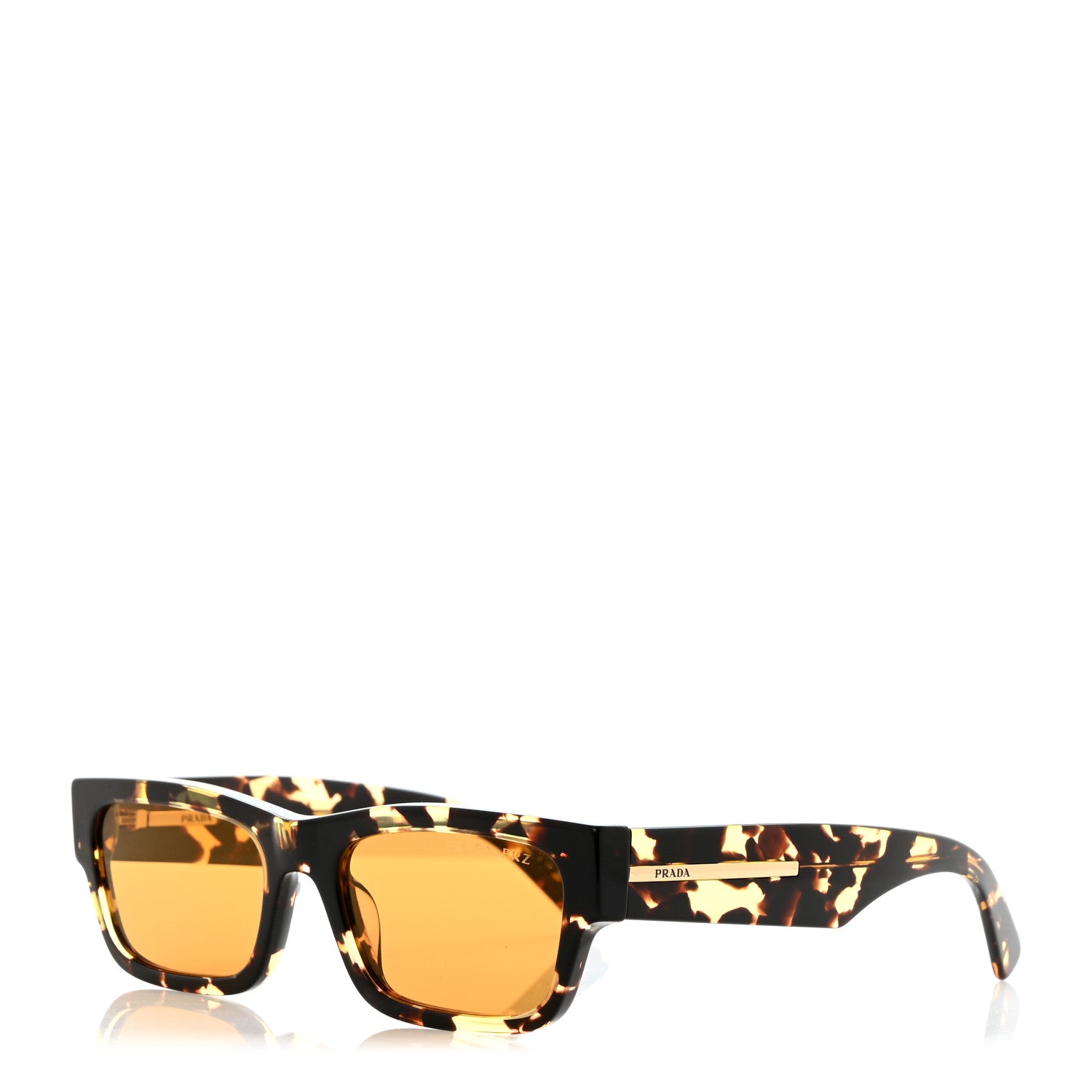 Prada Acetate Prada Logo Sunglasses SPR A03 Tortoise 1 of 8