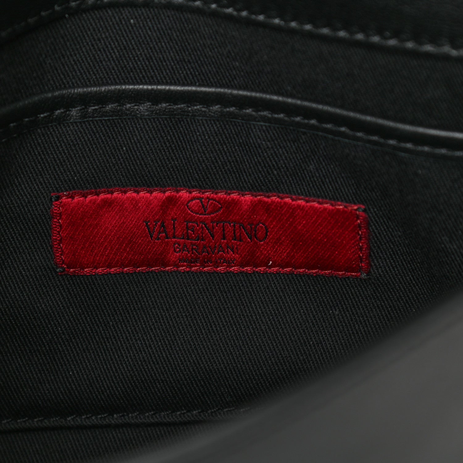 Valentino Garavani Vitello Monochrome Medium Rockstud Flip Lock Crossbody Bag Black 6 of 14