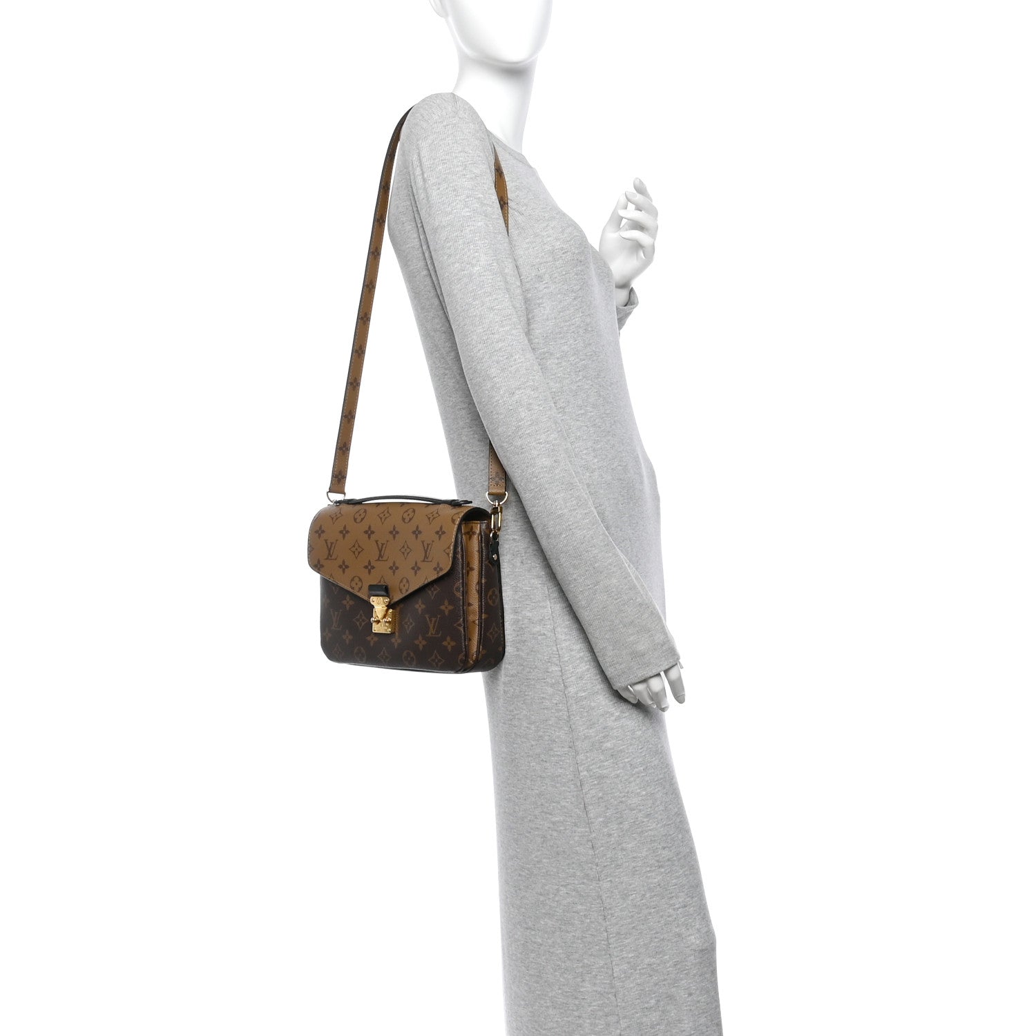 Louis Vuitton Reverse Monogram Pochette Metis 2 of 9
