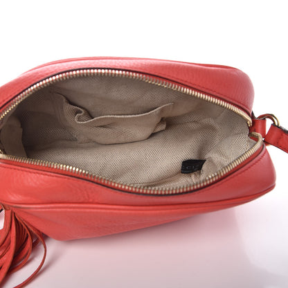 Gucci Pebbled Calfskin Small Soho Disco Bag Begonia Pink 5 of 10