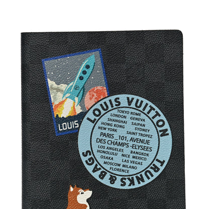 Louis Vuitton Damier Graphite My LV World Tour Clemence Notebook MM 8 of 13