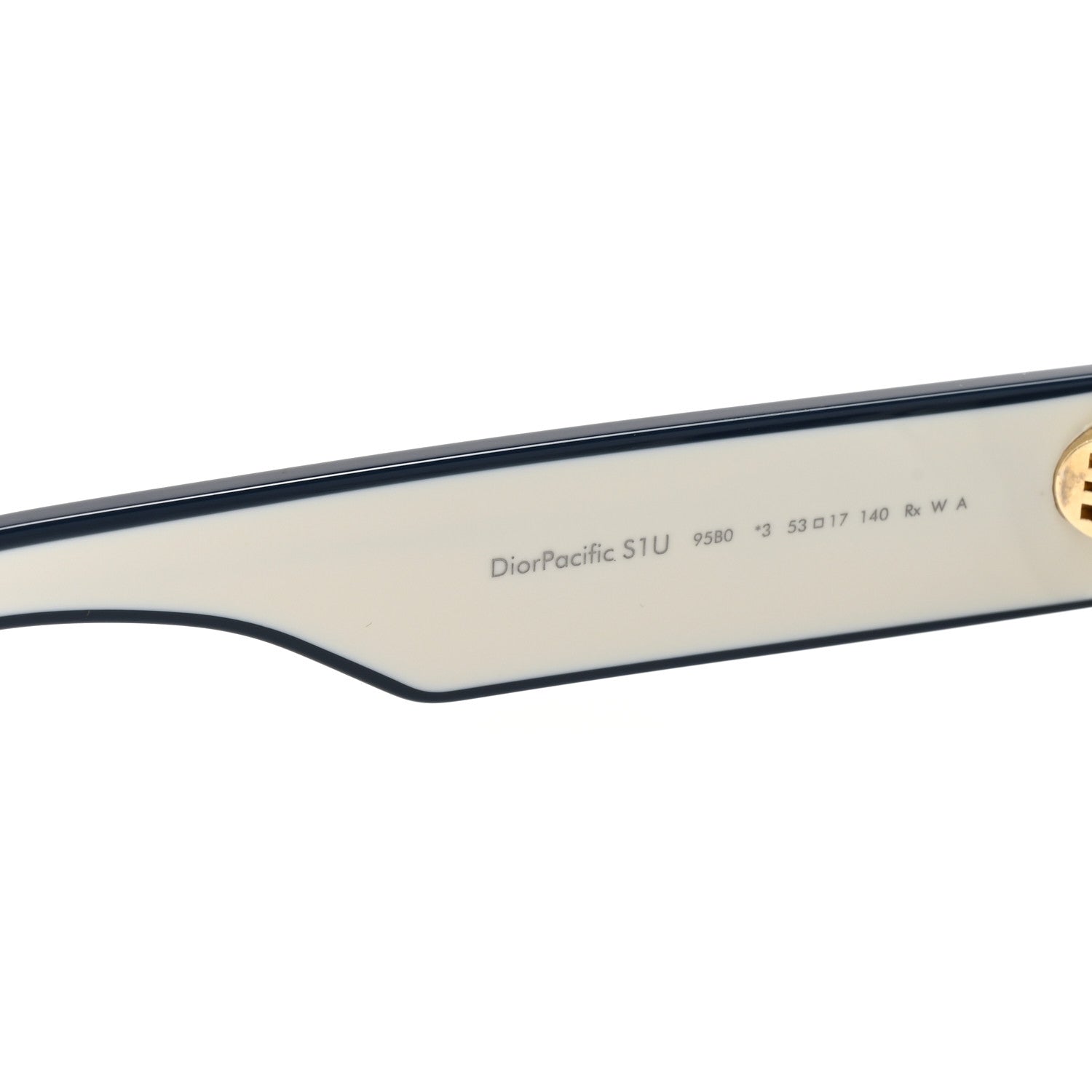 Christian Dior Diorpacific S1U Square Sunglasses White Blue