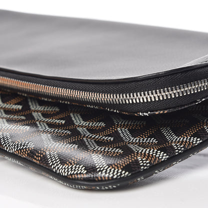 Goyard Goyardine Sainte Marie Soft Clutch Black 7 of 10