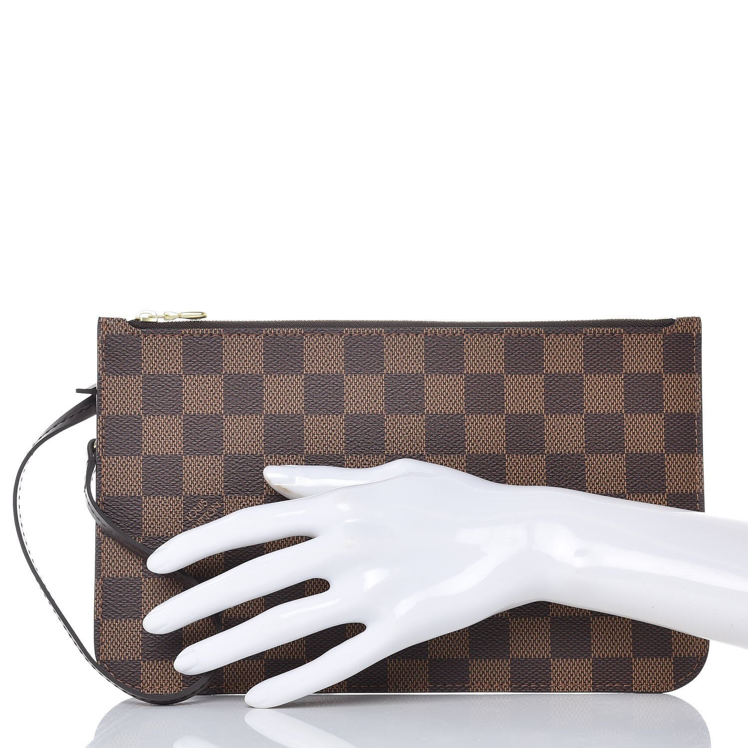 Louis Vuitton Damier Ebene Neverfull MM GM Pochette 2 of 8
