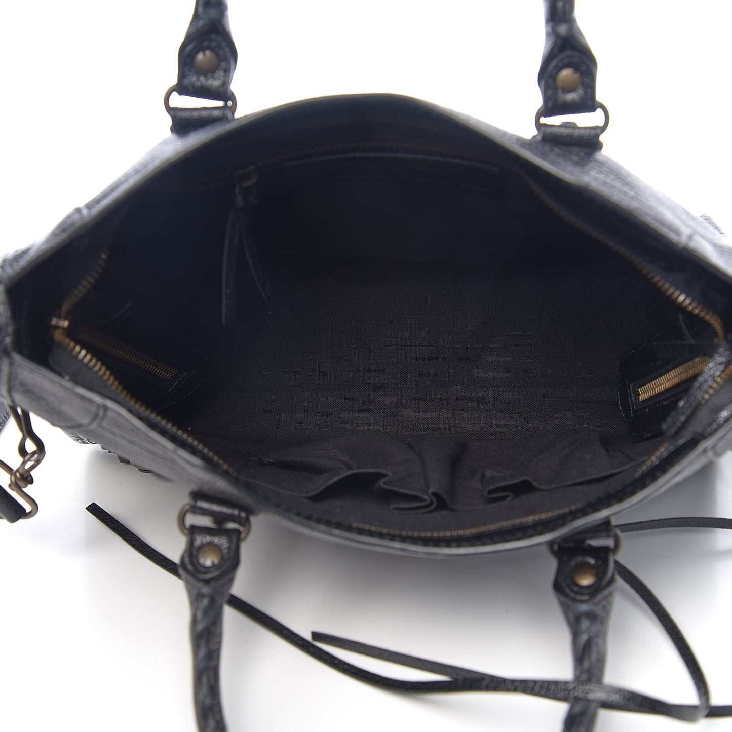 Chevre Classic Hardware Metallic Edge S City Black