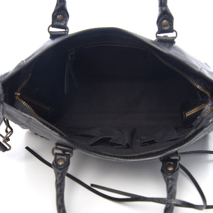 Balenciaga Chevre Classic Hardware Metallic Edge S City Black 4 of 9
