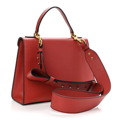 Christian Dior Calfskin Dioraddict Top Handle Red 3 of 10