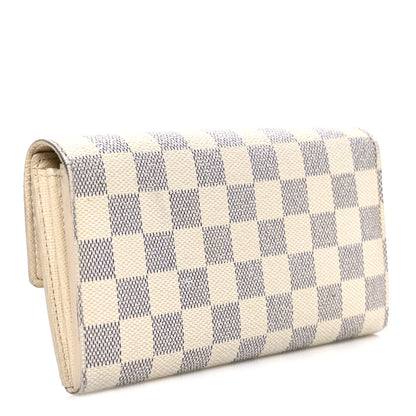 Louis Vuitton Damier Azur Sarah Wallet 3 of 10
