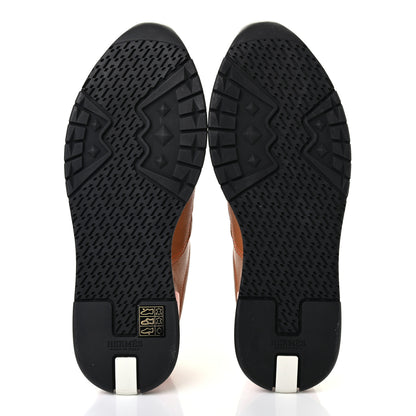 Hermes Calfskin Womens Trail Sneakers 38 Naturel 5 of 8