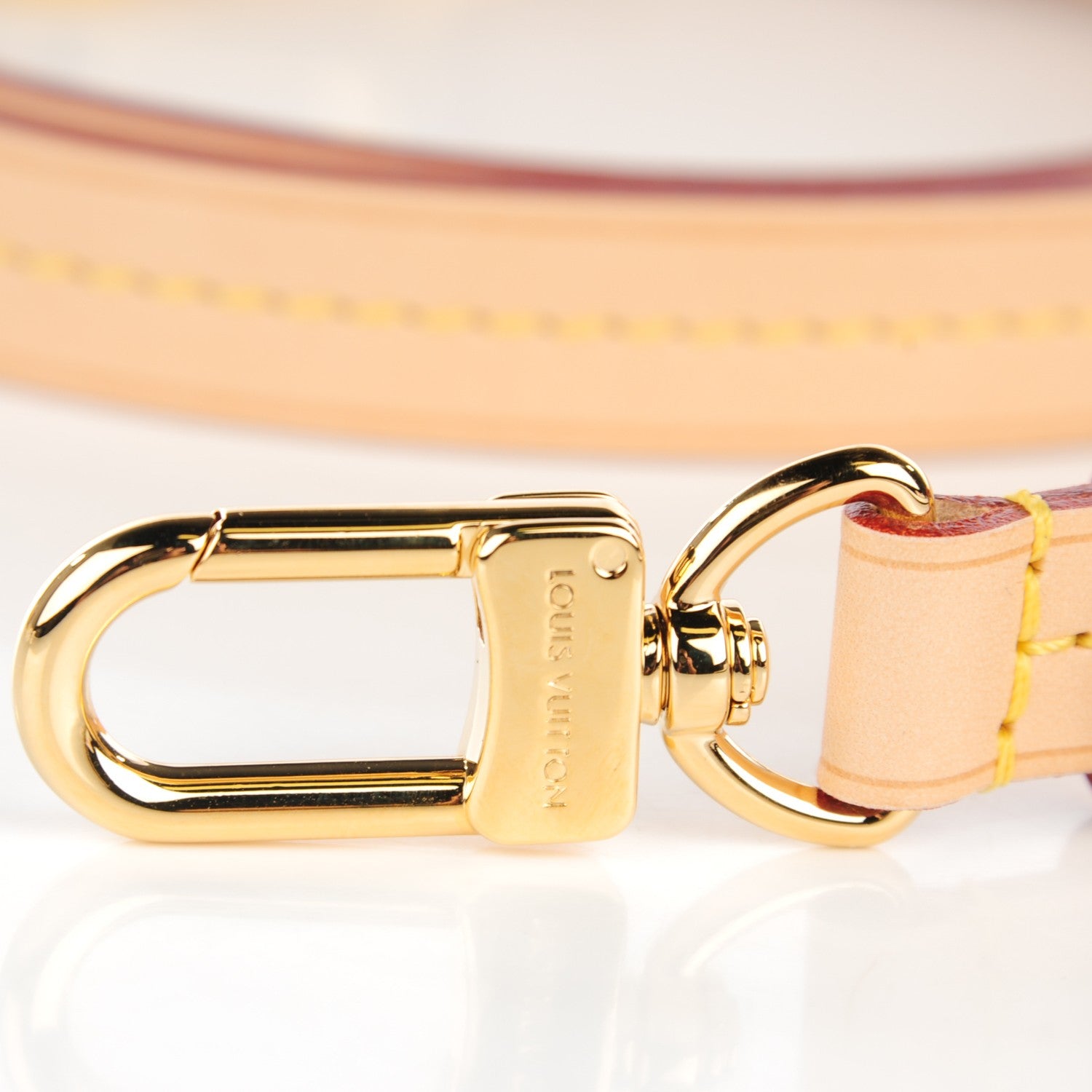 Louis Vuitton Vachetta 16mm Adjustable Shoulder Strap VVN 4 of 5