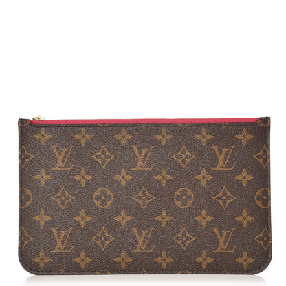 Louis Vuitton Monogram Neverfull MM GM Pochette Pivoine 1 of 8