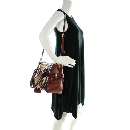 Burberry House Check Small Gladstone Dark Tan 2 of 11