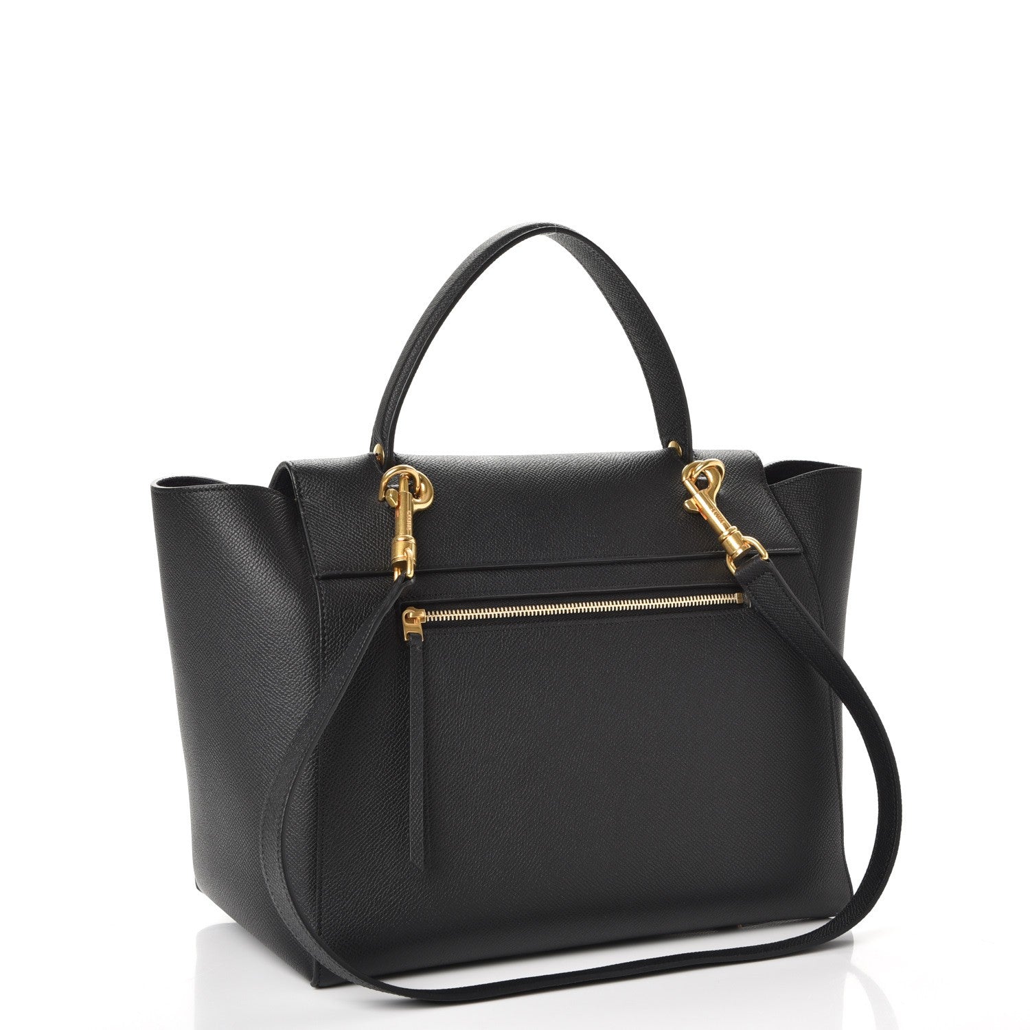 Celine Grained Calfskin Mini Belt Bag Black 3 of 8