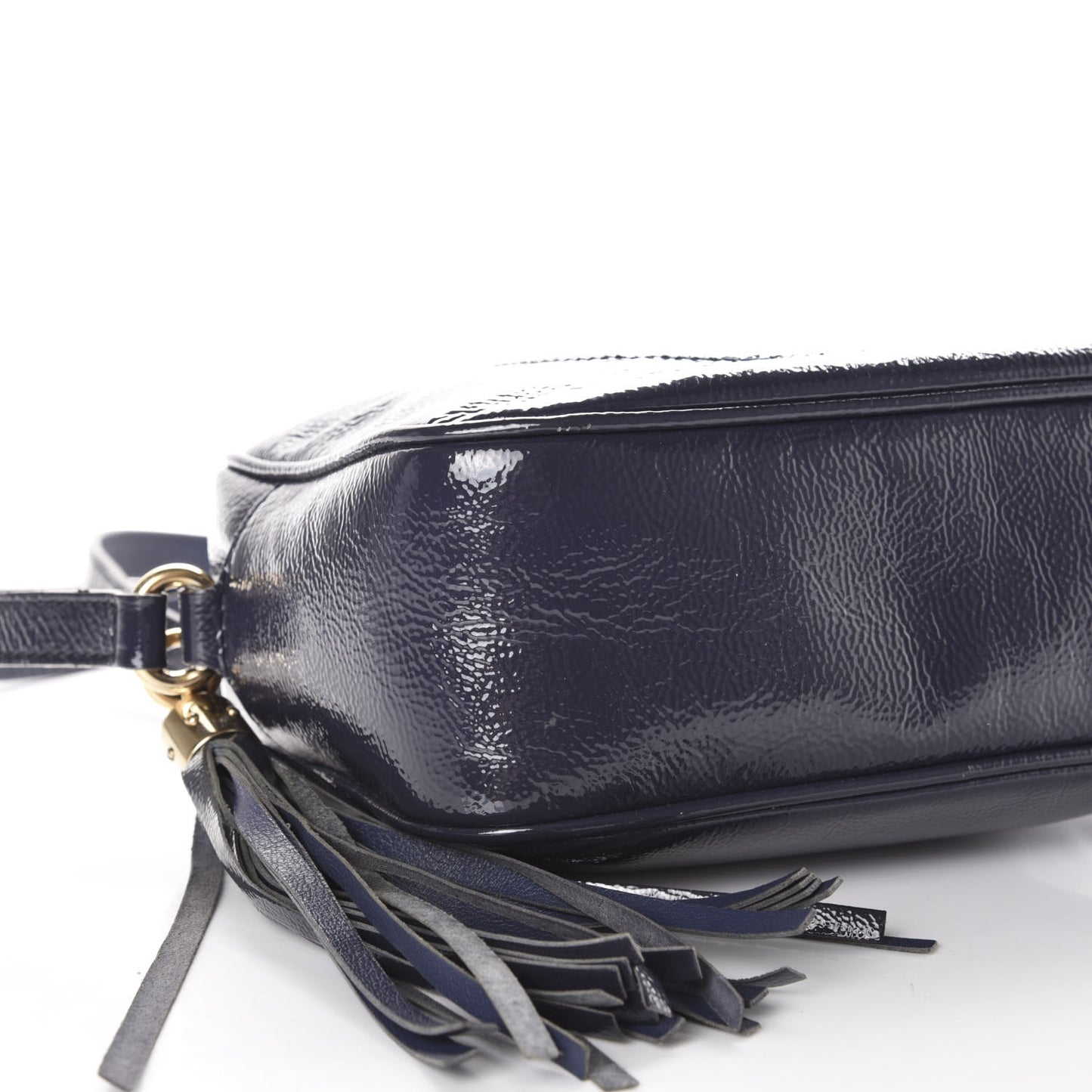 Vernice Naplack Small Soho Disco Bag Uniform Blue