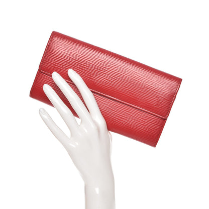 Louis Vuitton Epi Sarah Wallet Rouge 2 of 7